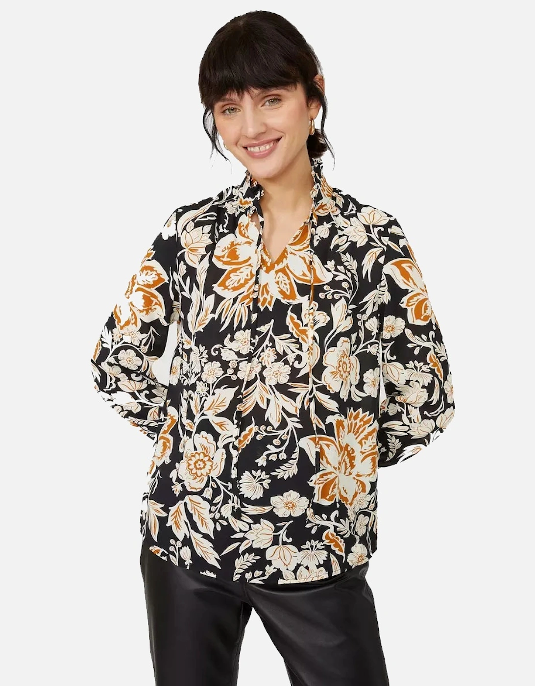 Womens/Ladies Floral Blouse, 6 of 5