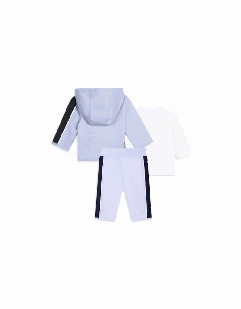 Boss Baby Boys Tracksuit & T-shirt Set in Blue and White