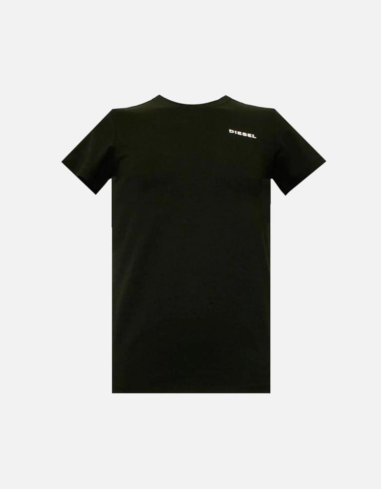 Mens Logo Print T-shirt in Black