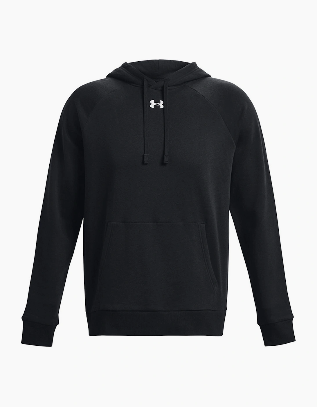 Under Armour Unisex Black/Multi Adult Rival Fleece Hoodie - Size 18/20/44