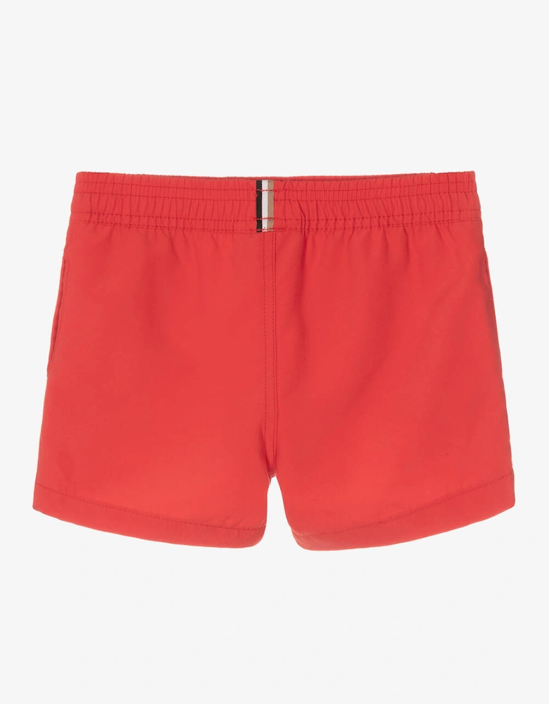 BABY/TODDLER BRIGHT RED SWIMSHORTS