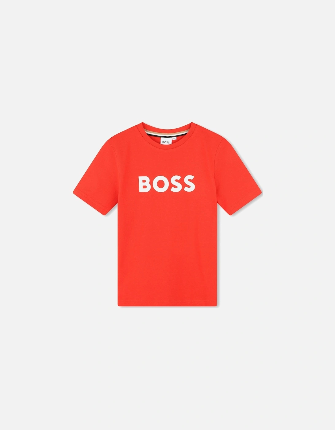 BOYS BRIGHT RED T SHIRT, 3 of 2