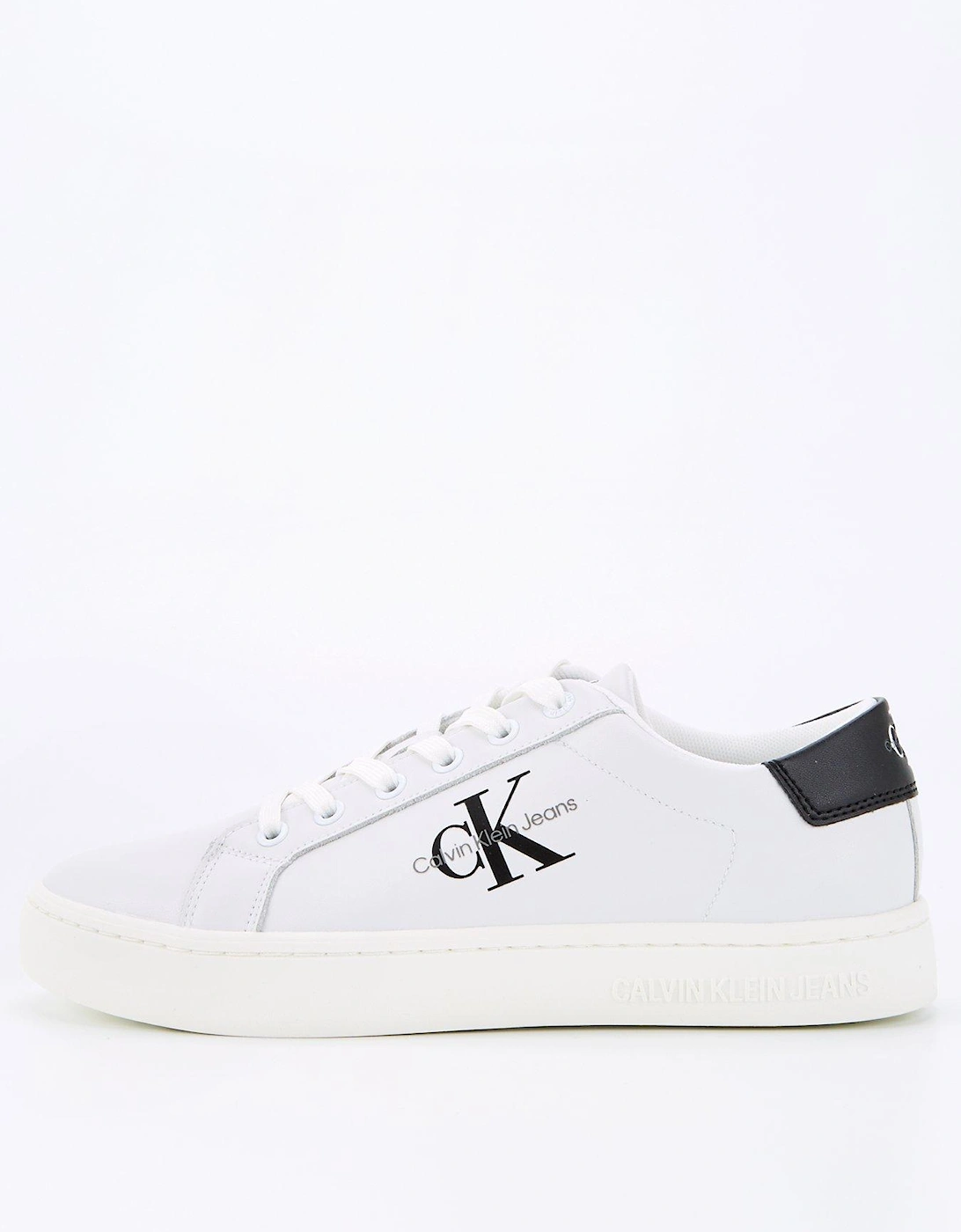 Classic Cupsole Lace Up Trainer - White, 3 of 2