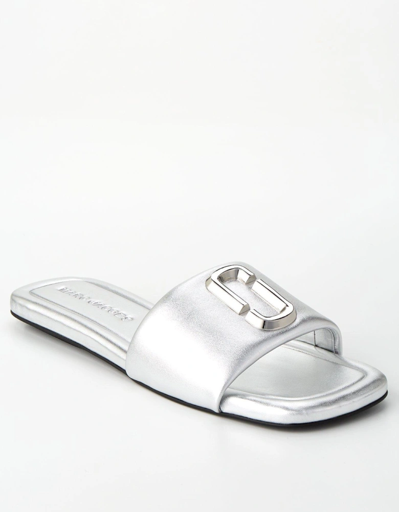 The J Marc Metallic Sandal - Silver