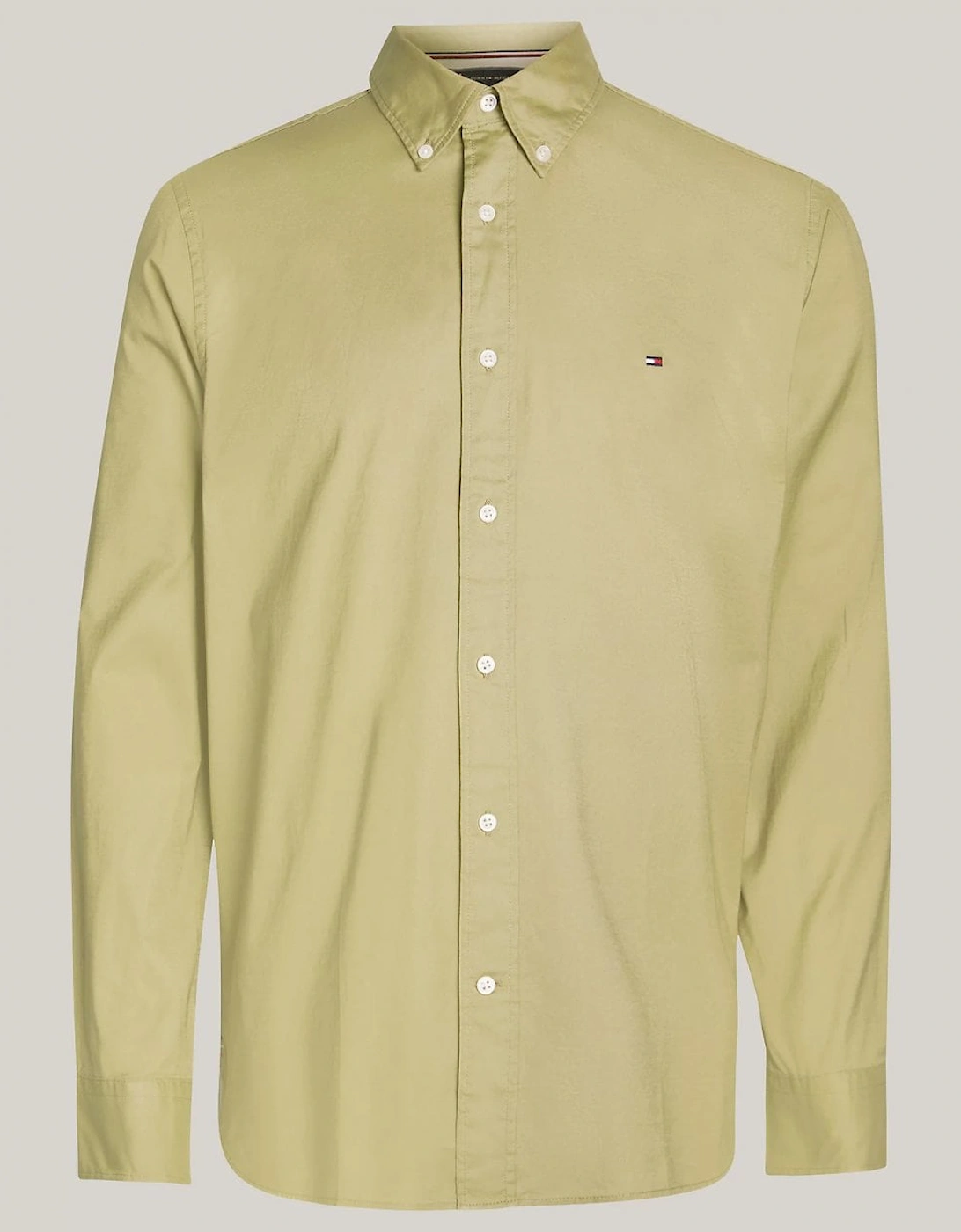 Flex Poplin Long Sleeve Mens Shirt