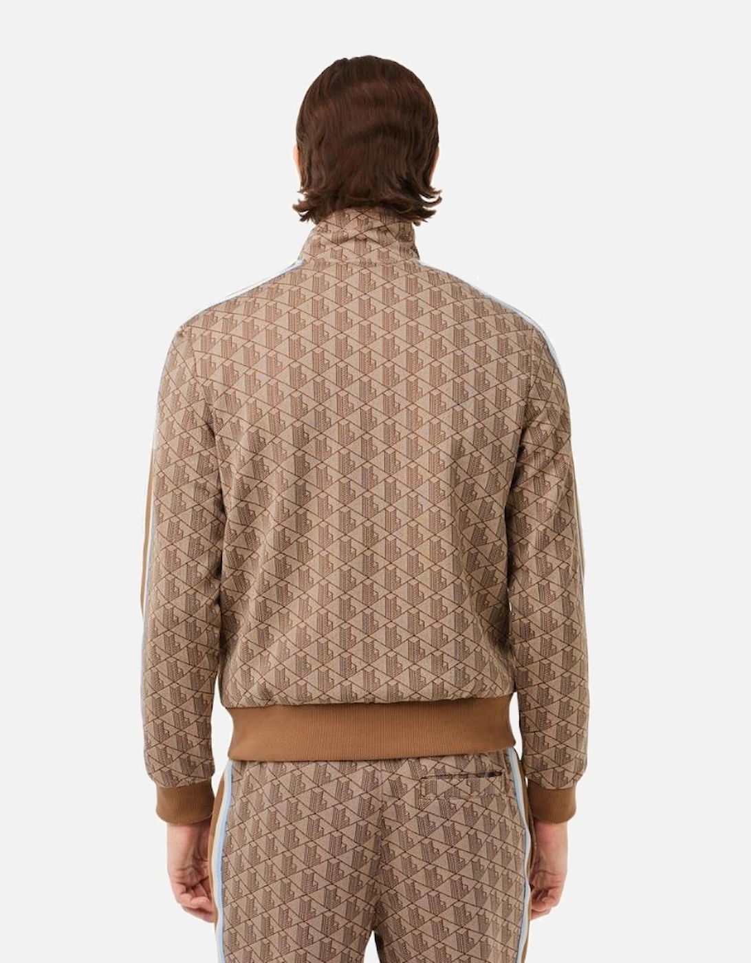 Vintage Jacquard Track Top - Croissant