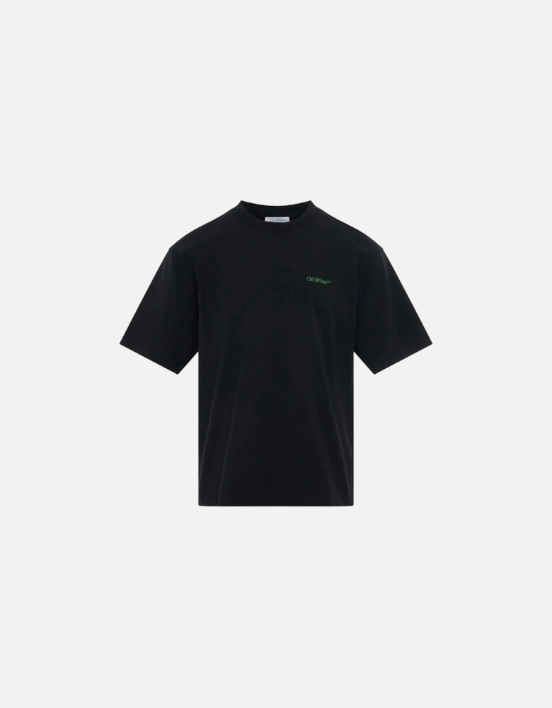 Moon Arrow Skate Fit Black T-Shirt