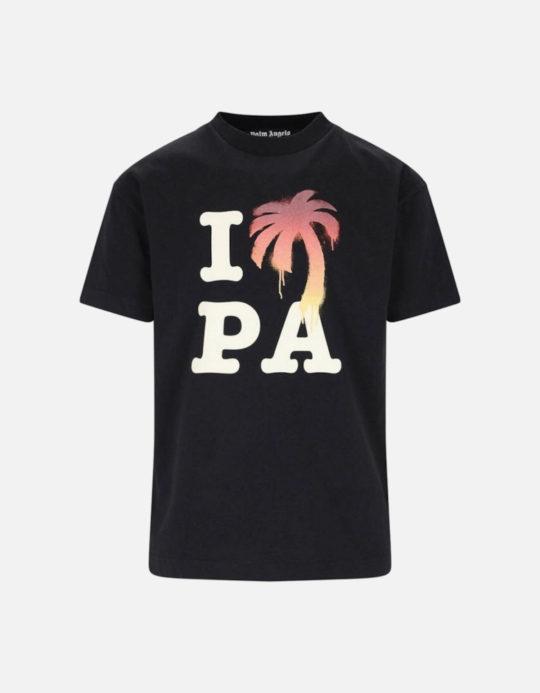 I Love PA Logo Black T-Shirt