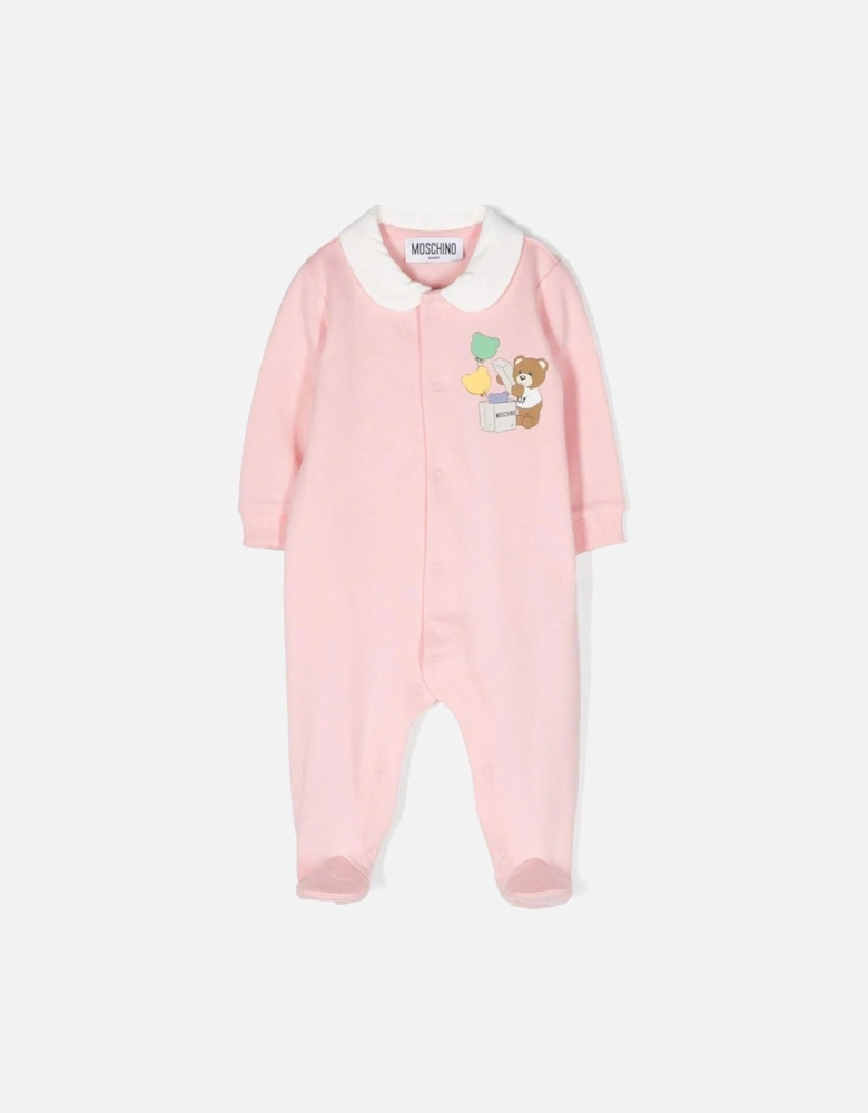 Baby Girls Babygrow in Pink