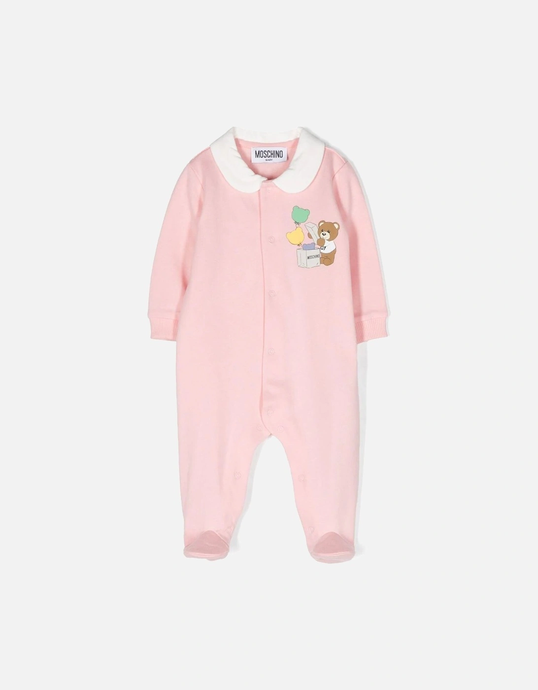 Baby Girls Babygrow in Pink, 4 of 3