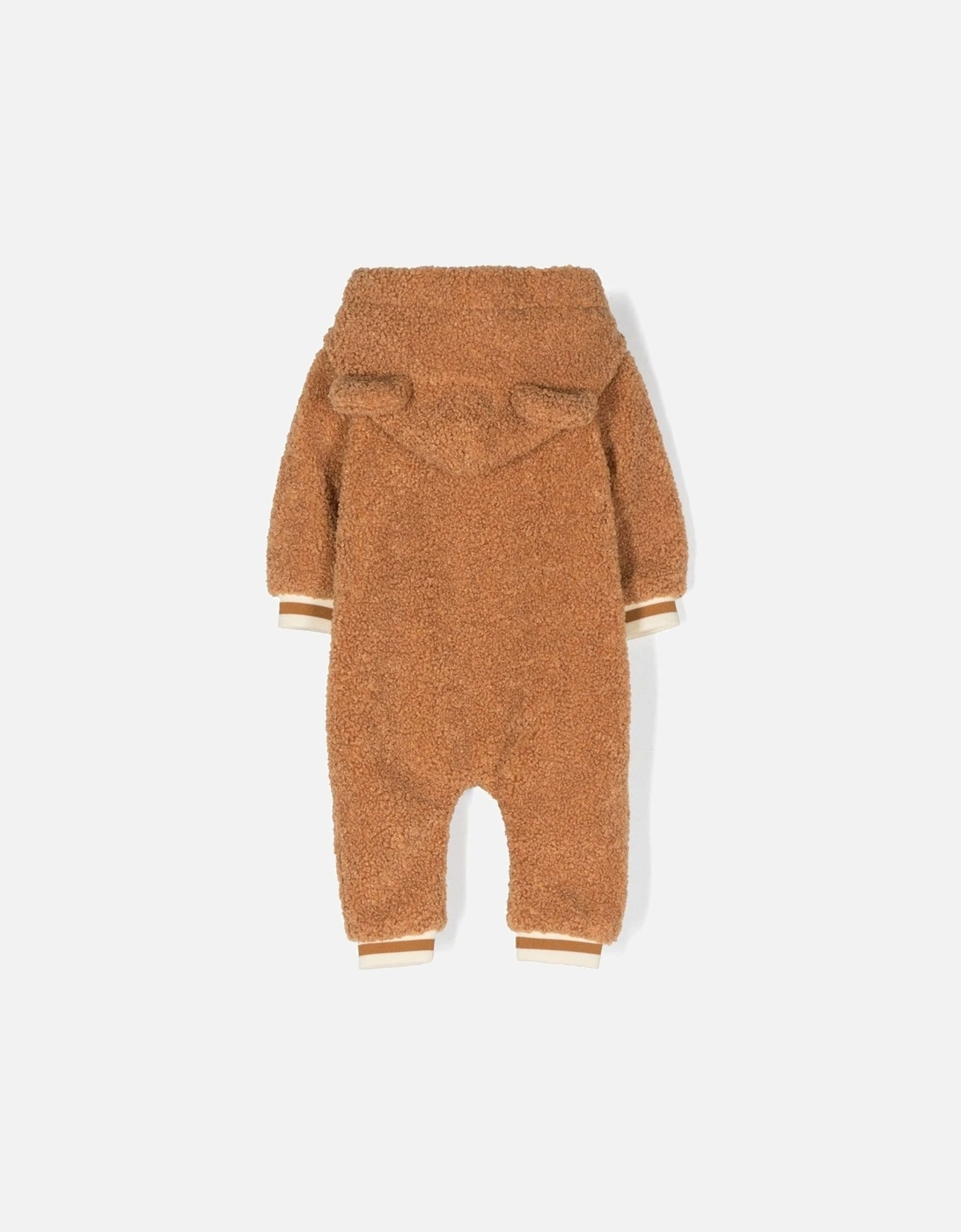 Baby Unisex Fleece Babygrow in Brown