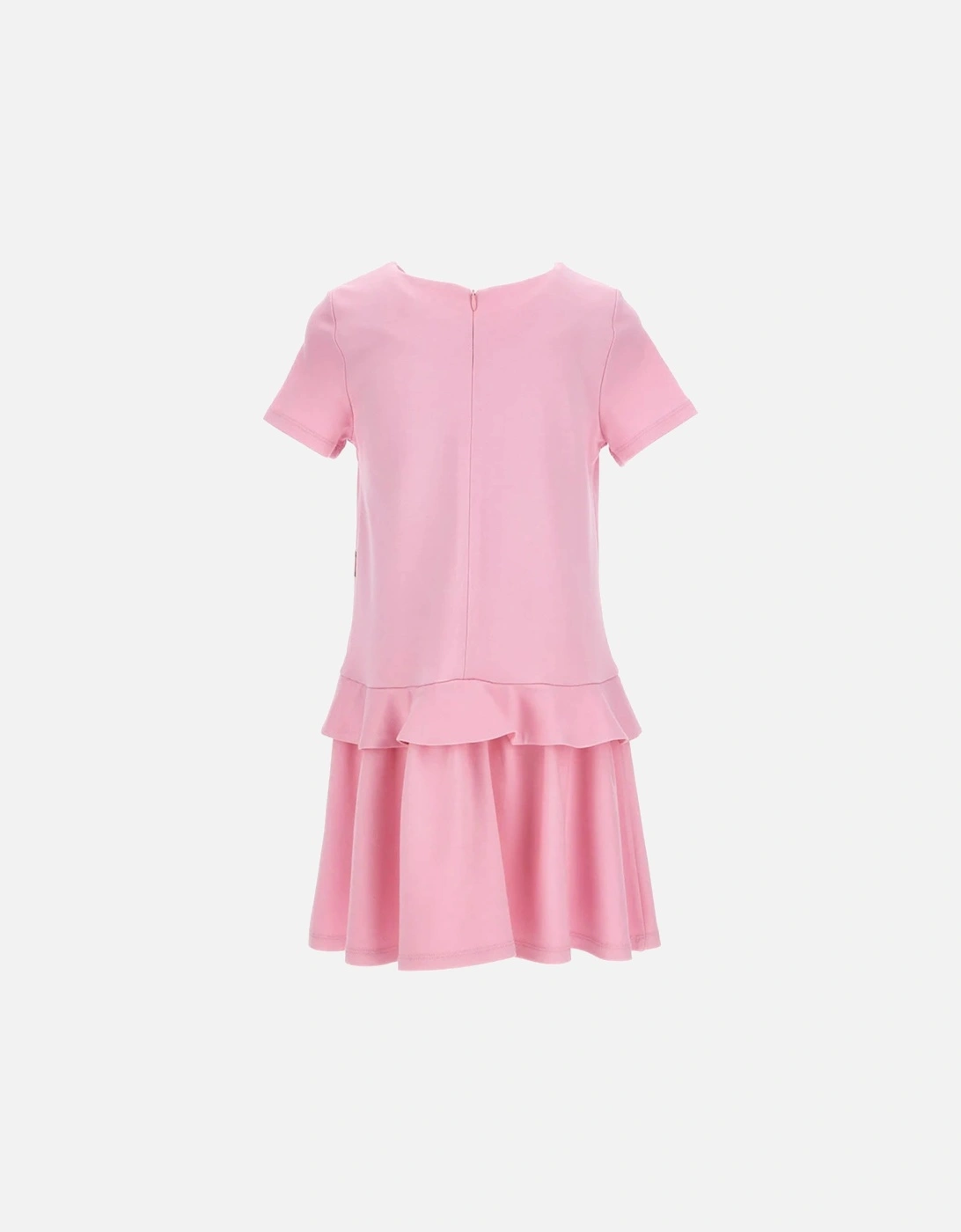 Girls Bag Logo Dress in Pink