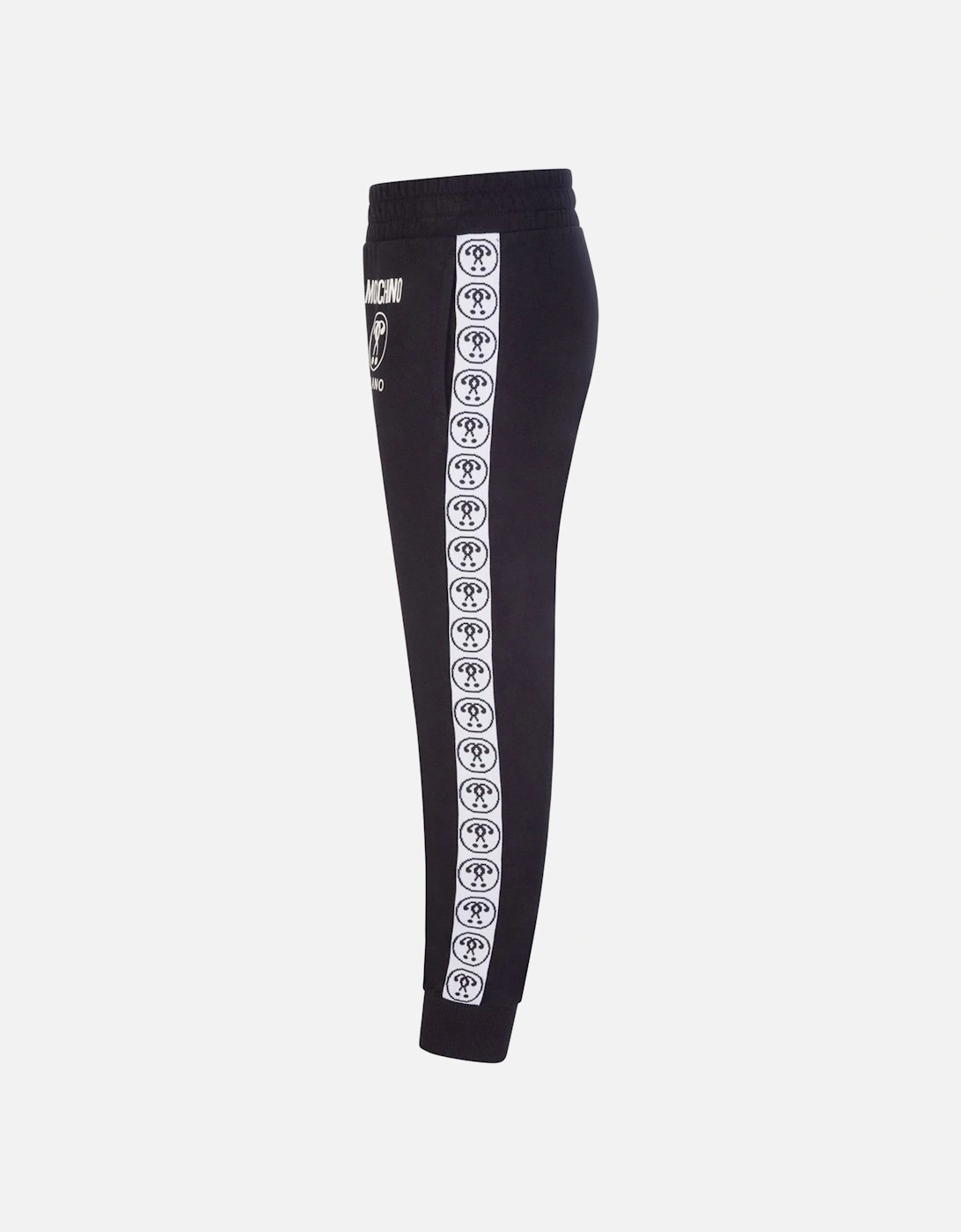 Boys Tape Logo Joggers in Black