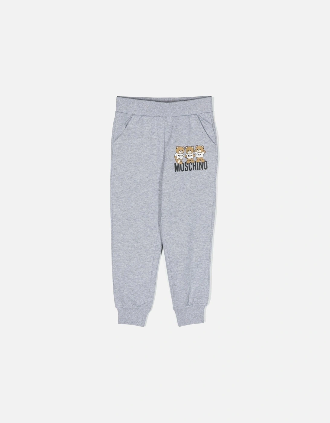 Boys Teddy Logo Joggers in Grey, 4 of 3