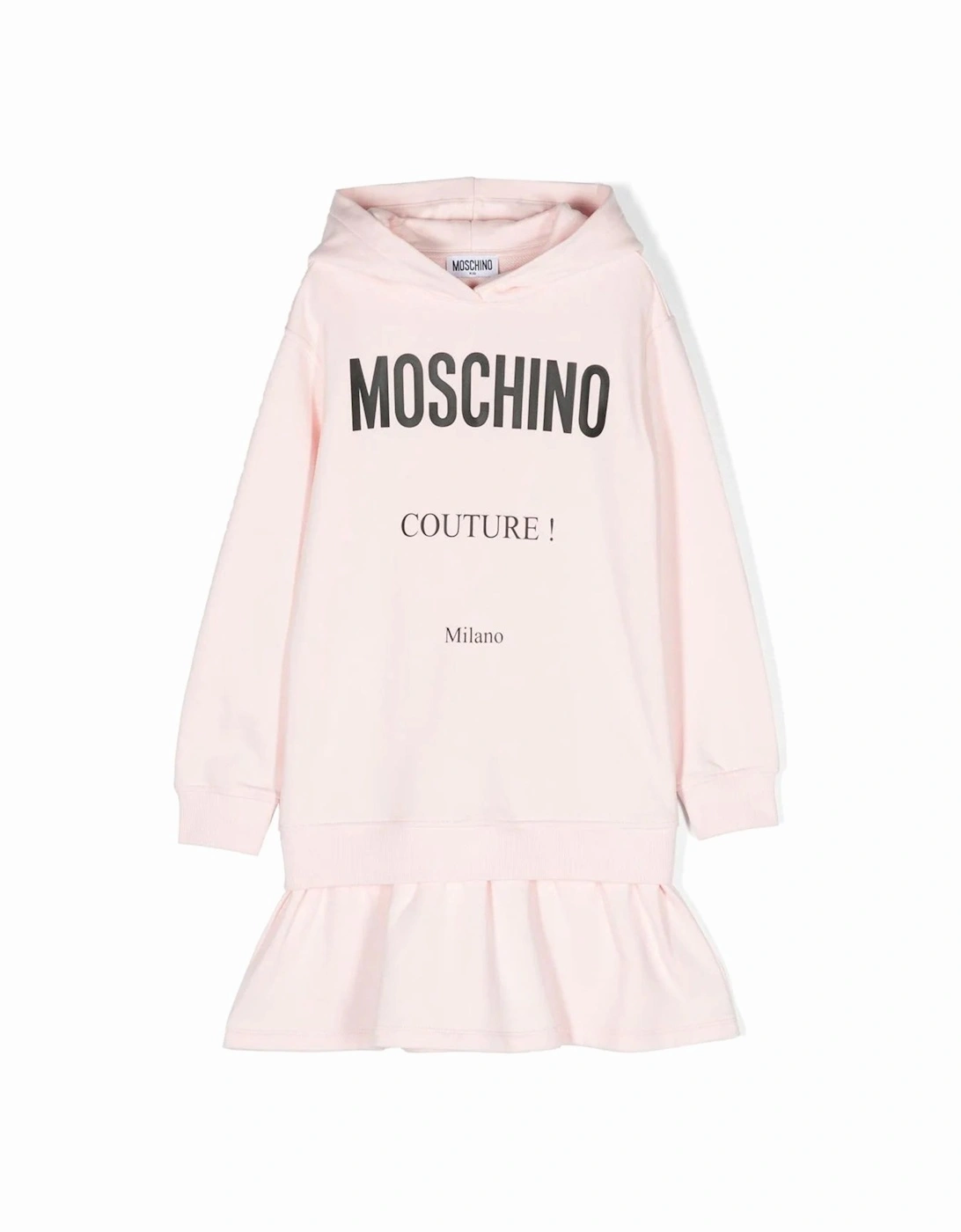 Girls Couture Logo Hooded Dress in Pink, 4 of 3