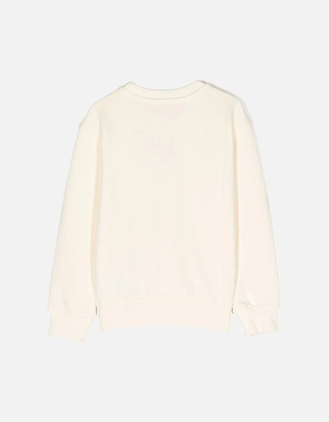 Girls Couture Logo Sweater in Cream