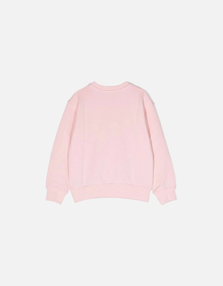 Girls Couture Logo Sweater in Pink