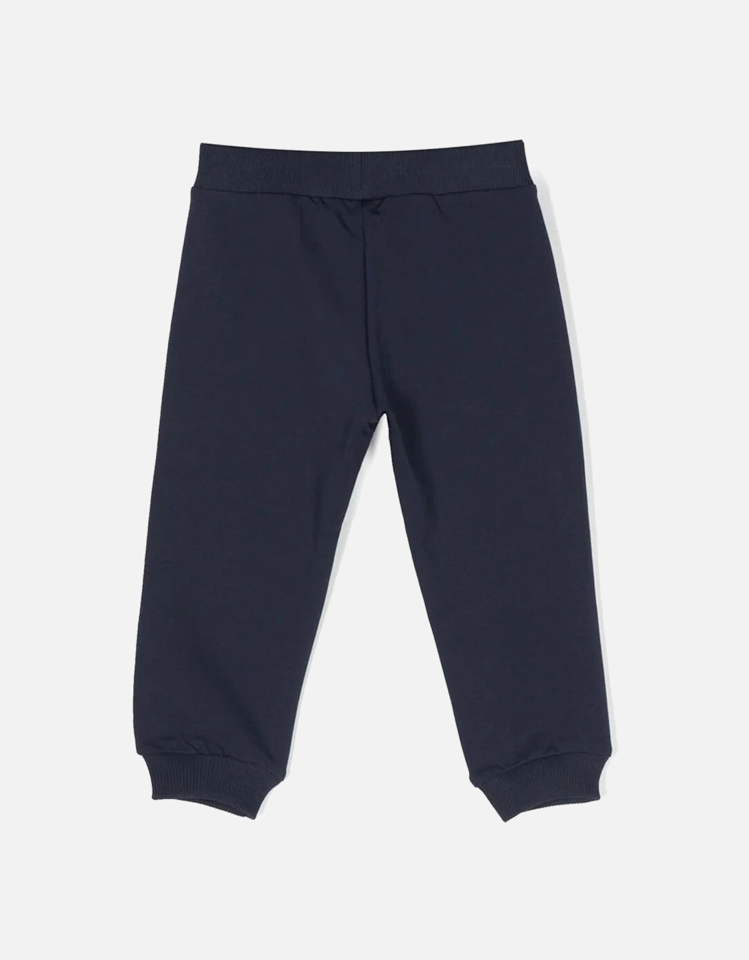 Baby Boys Logo Print Pants in Navy Blue