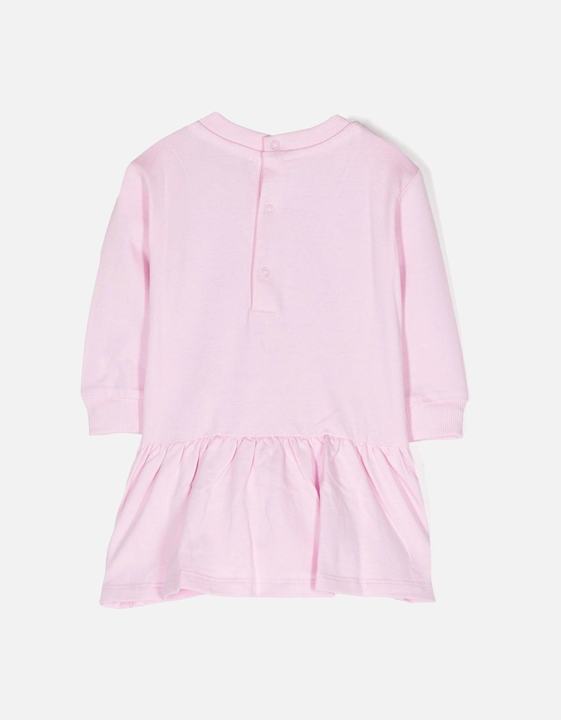 Baby Girls Teddy Sweater Dress in Pink