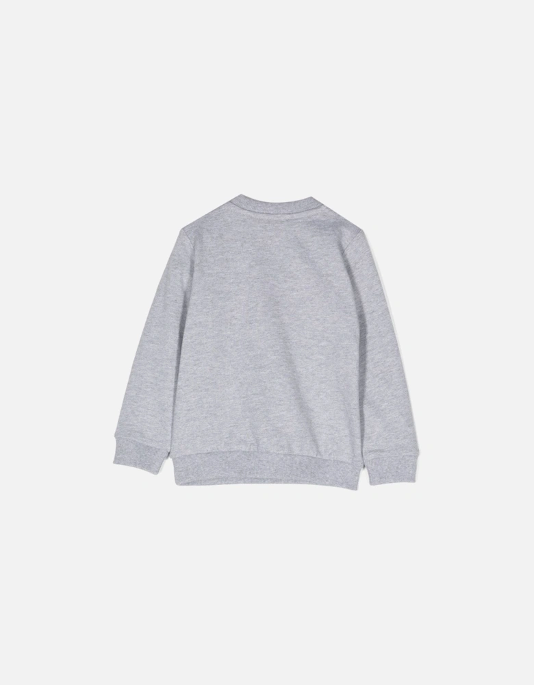 Baby Boys Logo Sweater in Grey