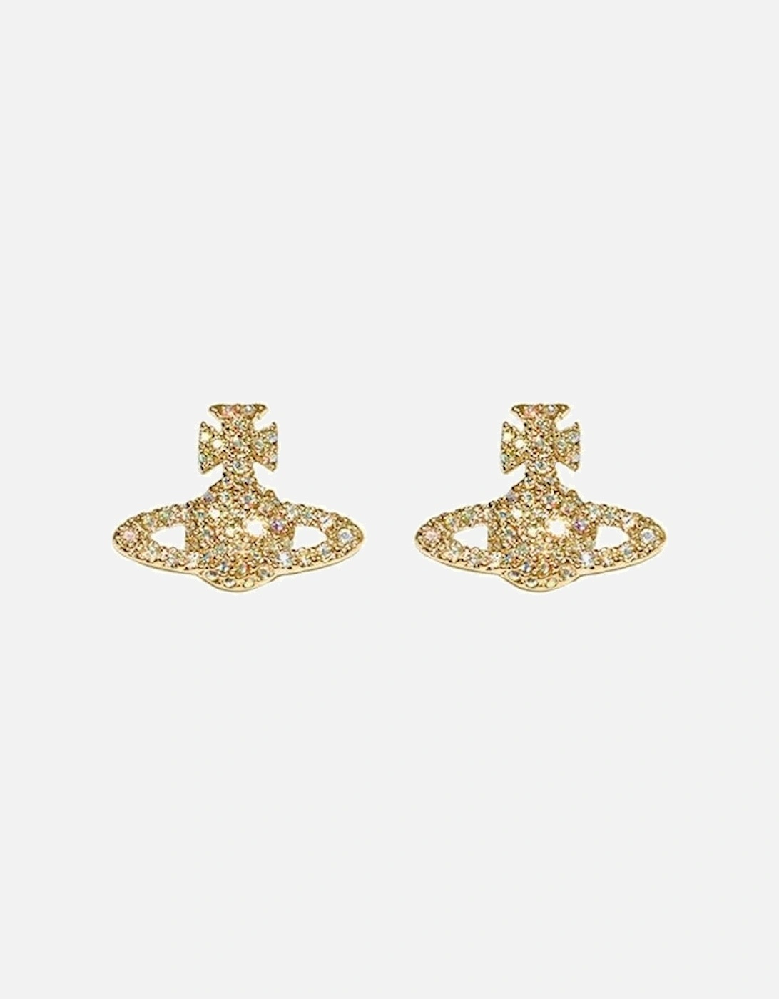 Grace Bas Relief Earrings - Gold, 3 of 2