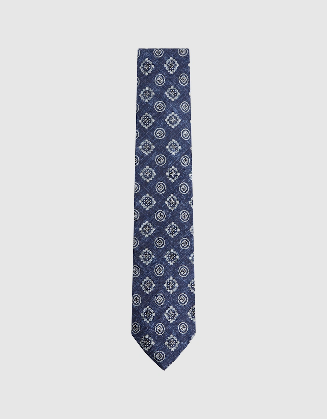 Cotton Silk Medallion Design Tie, 2 of 1