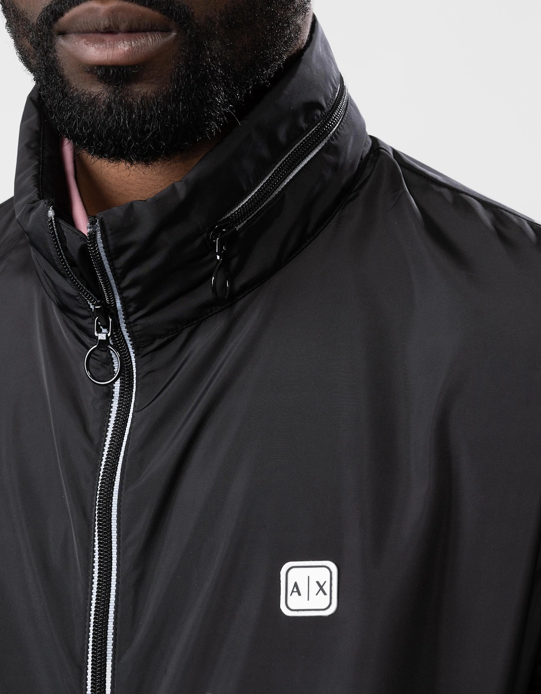 Mens Jacket With Packable Hood