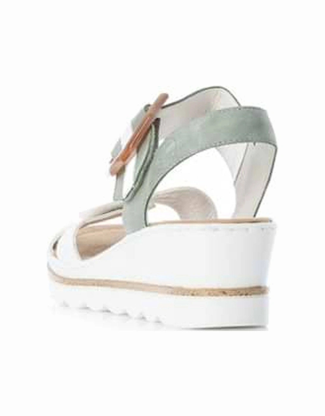 Women's 67476-81 Sandals Green/White