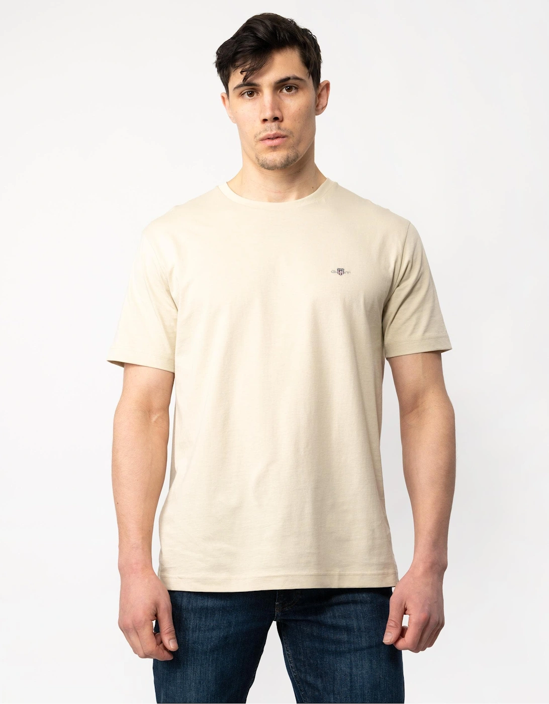 Mens Regular Fit Short Sleeve Shield Logo T-Shirt, 5 of 4