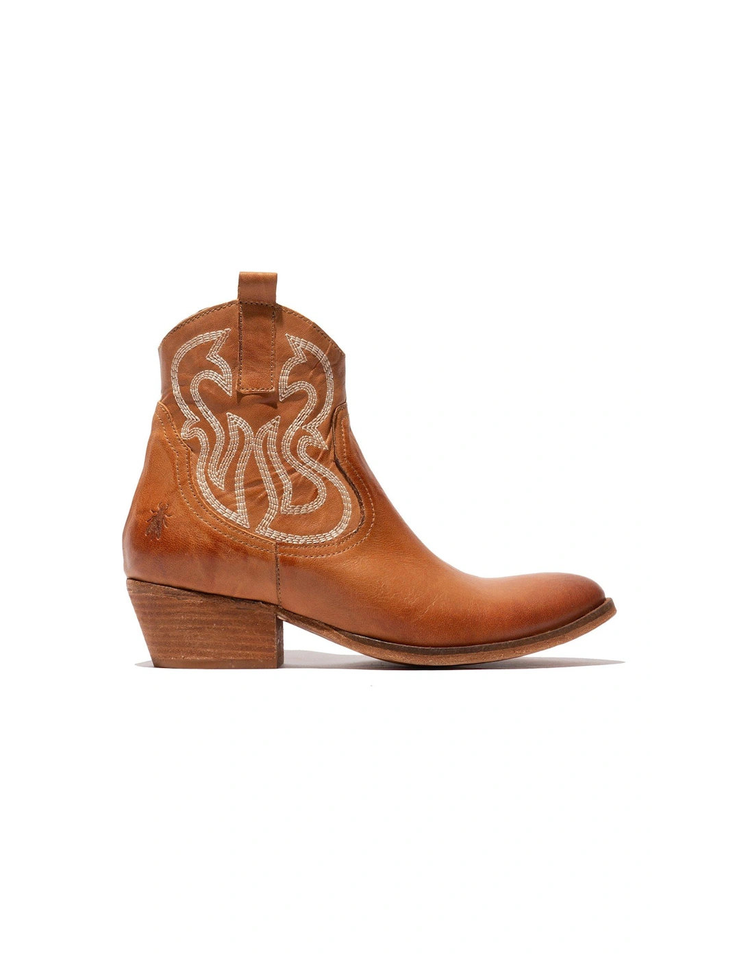 Wami Leather Ankle Western Boots - Camel, 5 of 4