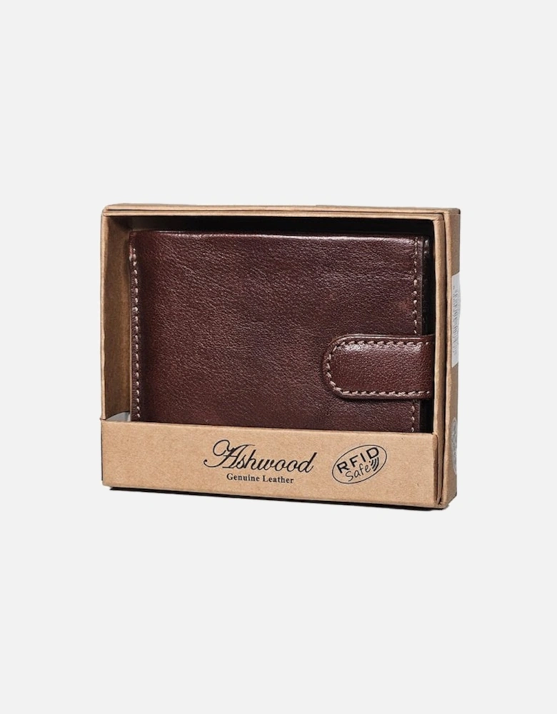 Ashwood RFID Mens Leather Wallet Tan