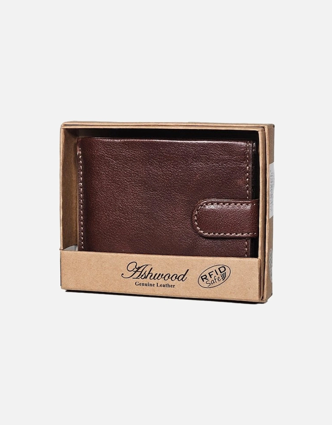 Ashwood RFID Mens Leather Wallet Tan