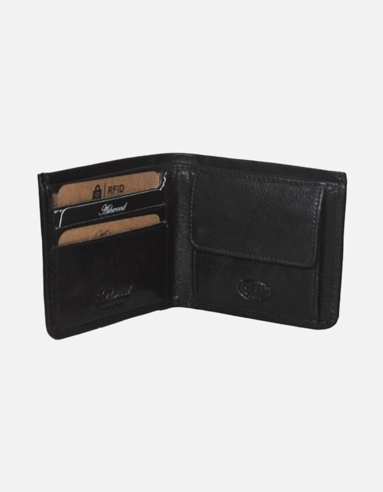 Ashwood RFID Leather Mens Wallet Black