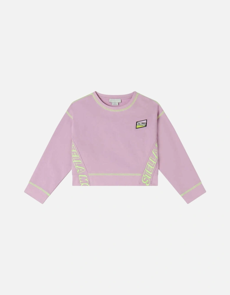 Girls Pink Sweatshirt