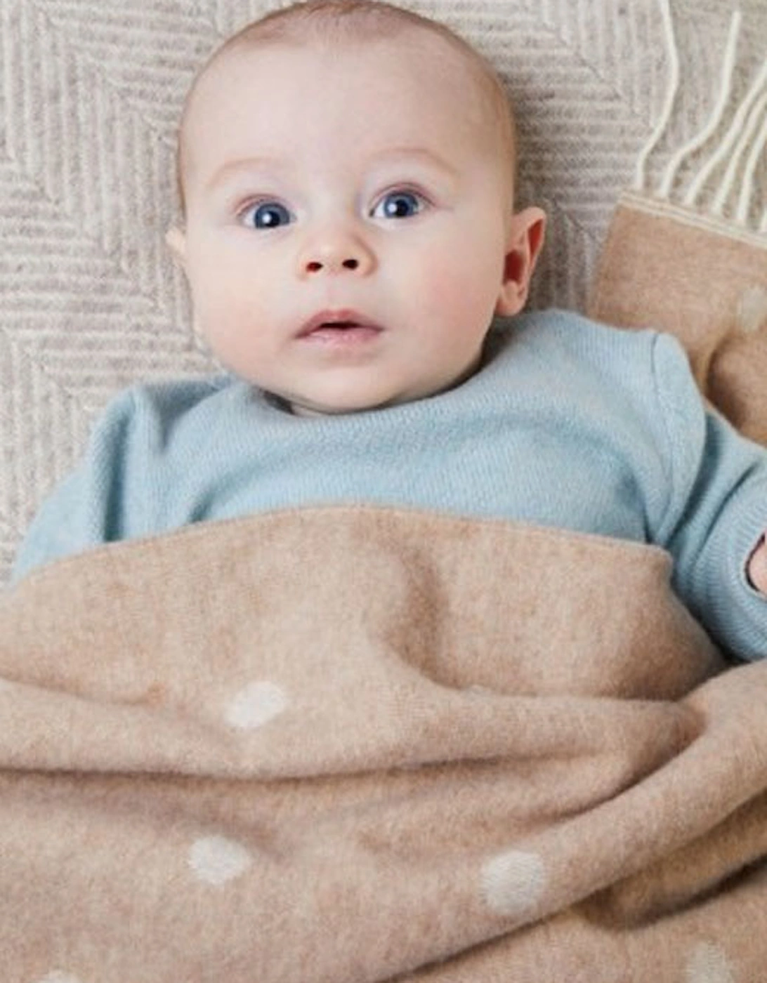 Merino Baby Blanket Spot