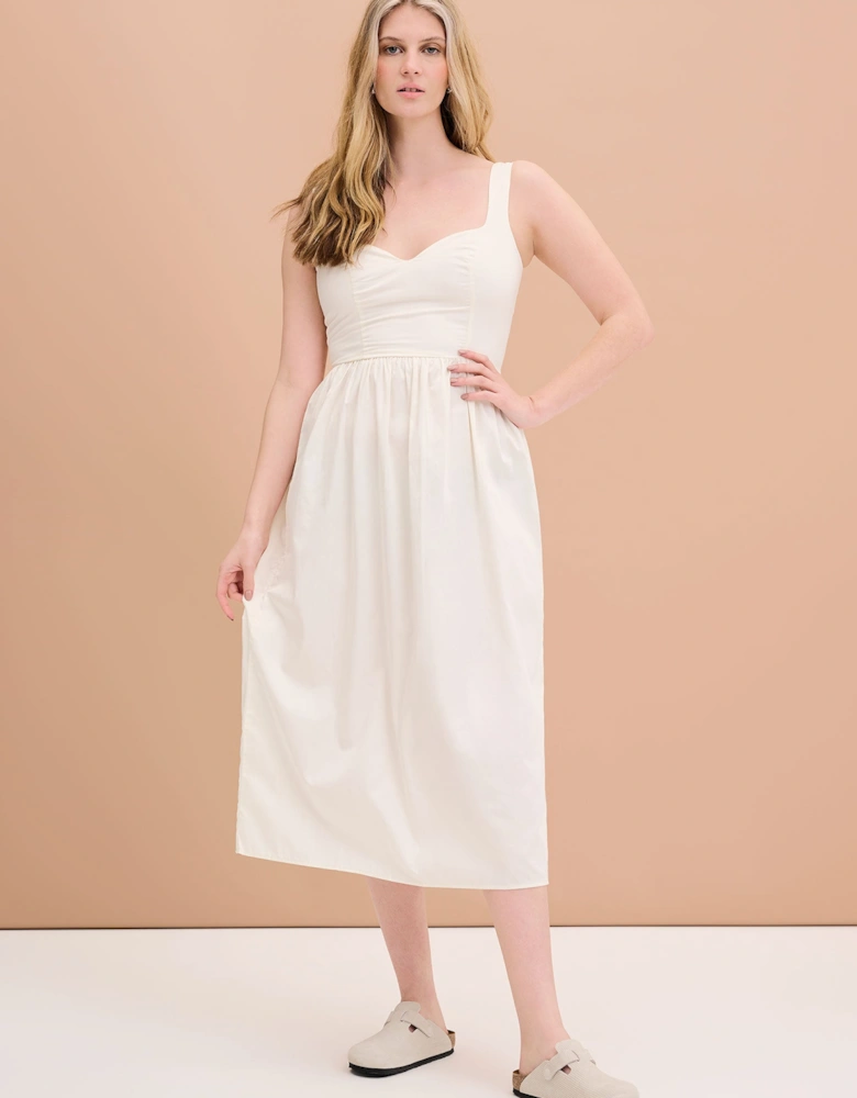 Winslow Midi Dress in Cream