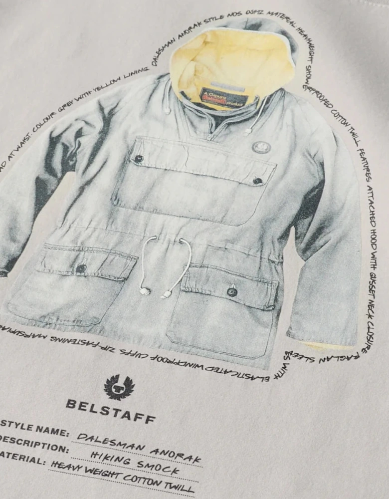 Dalesman Graphic T-Shirt Cloud Grey/Yellow Oxide