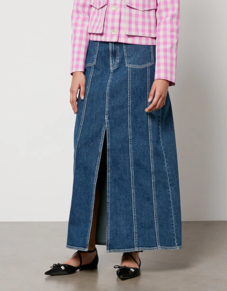 Sabire Denim Midi Skirt