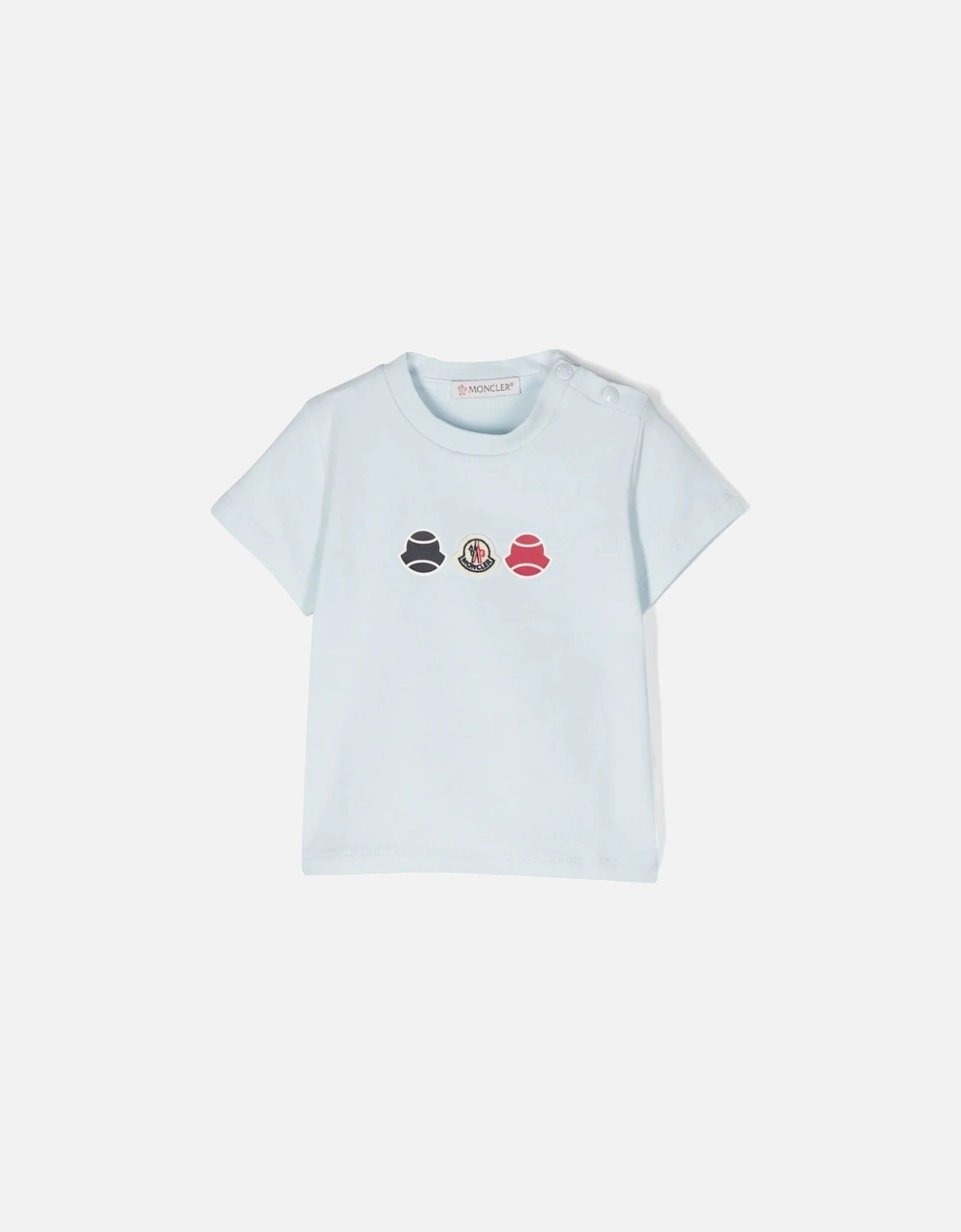 Baby Triple Logo T-shirt Blue, 4 of 3