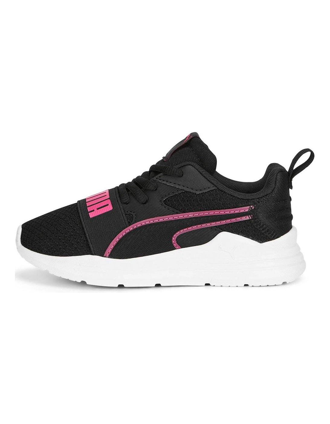 Girls Younger Wired Run Pure Trainers - Black/Pink, 6 of 5