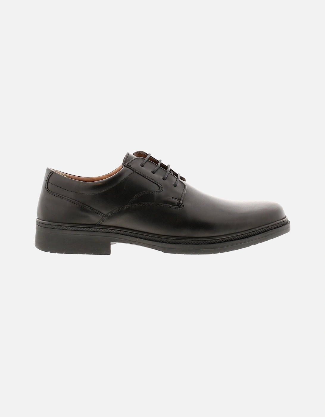 Mens Shoes Oxford Derby Stroll Leather black UK Size