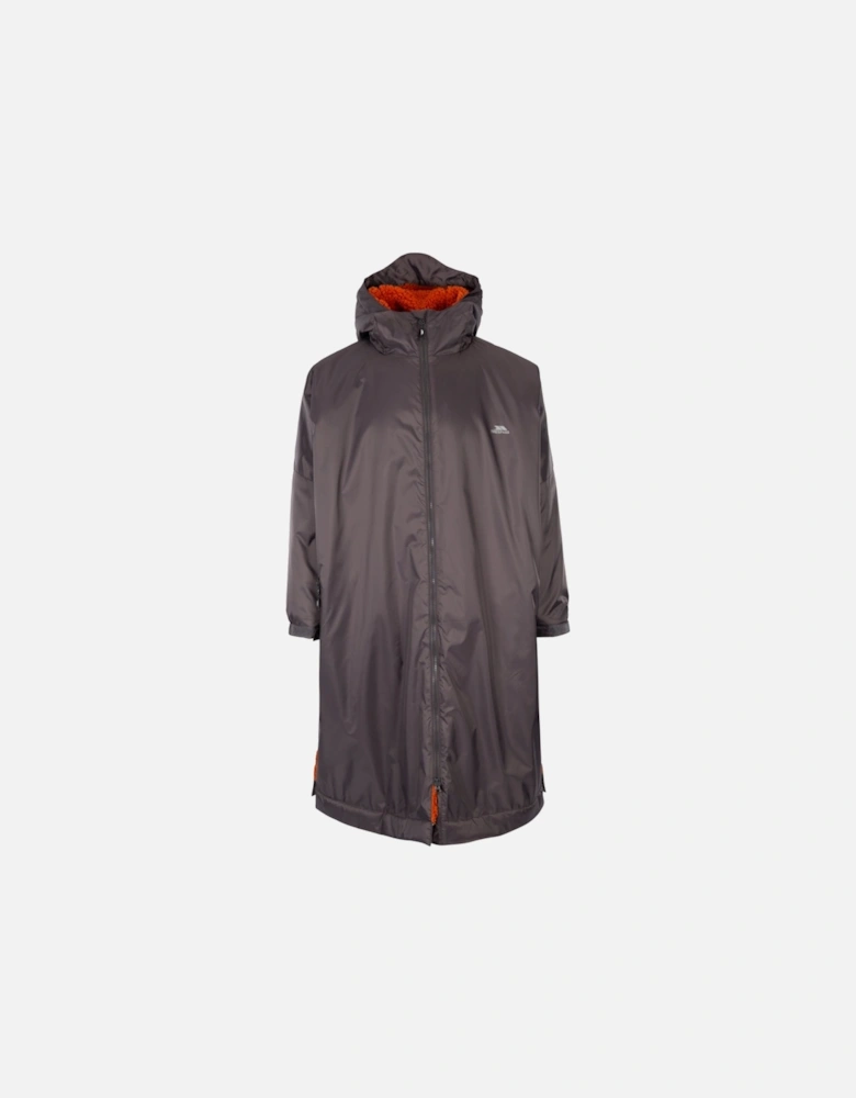 Adults Oversized Hooded Changing Robe Dry Coat - Dark Grey