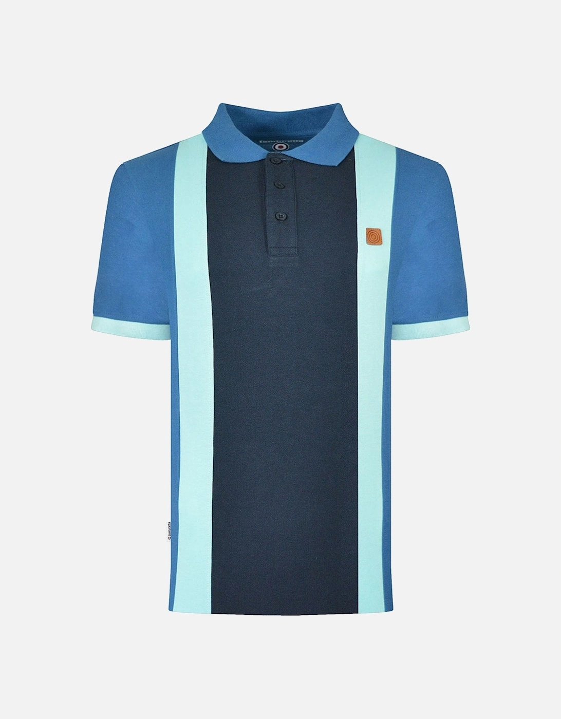 Mens Vintage Panel Polo Shirt