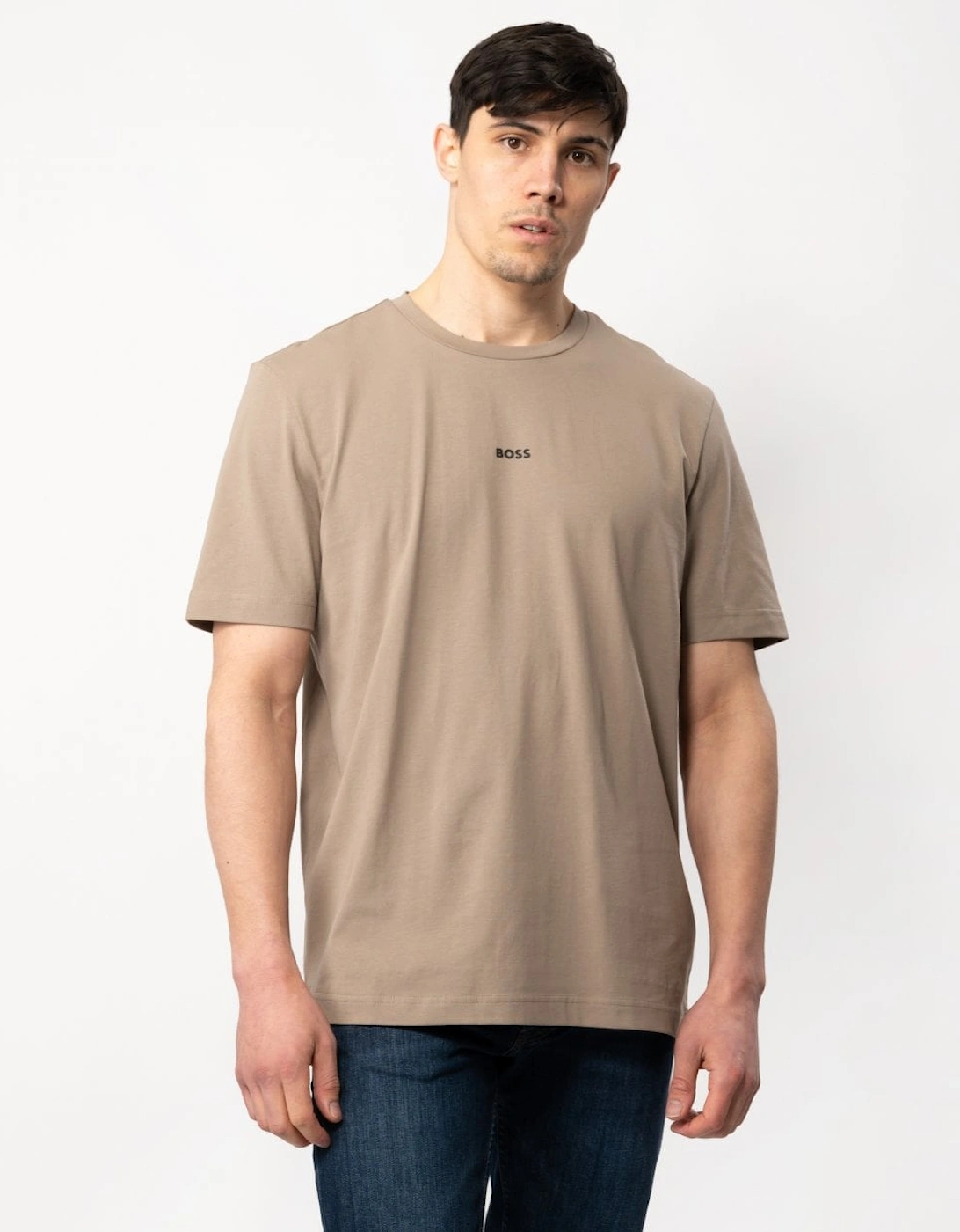 TChup Mens Crew Neck Small Logo T-Shirt, 5 of 4