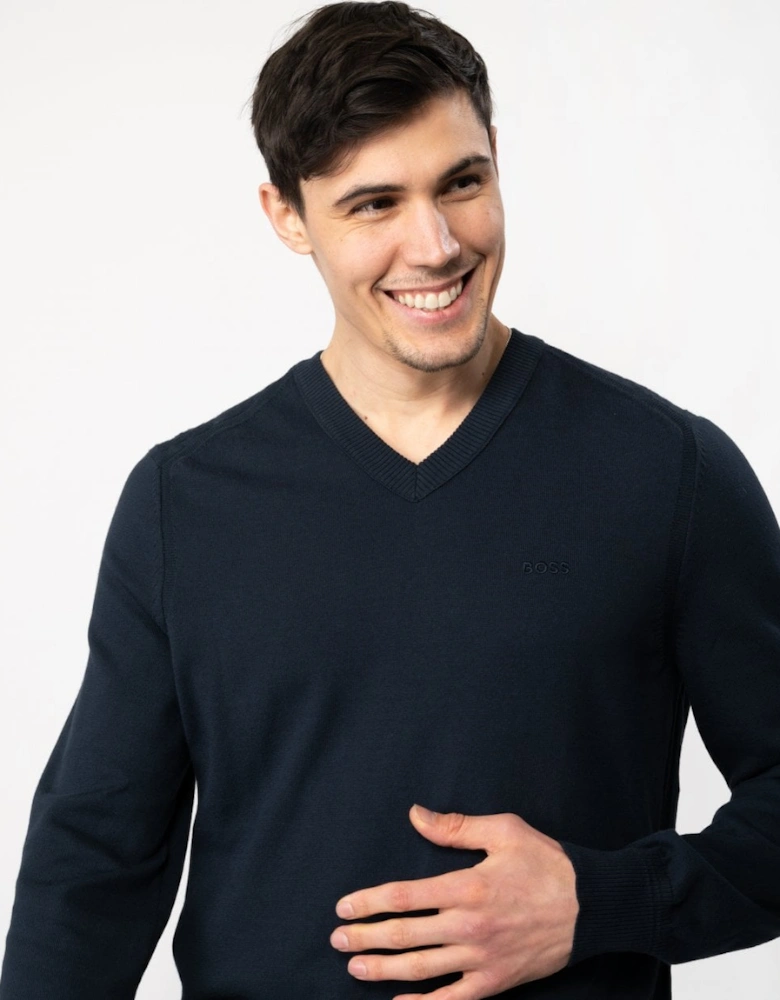 Orange Asac V Mens V-Neck Jumper