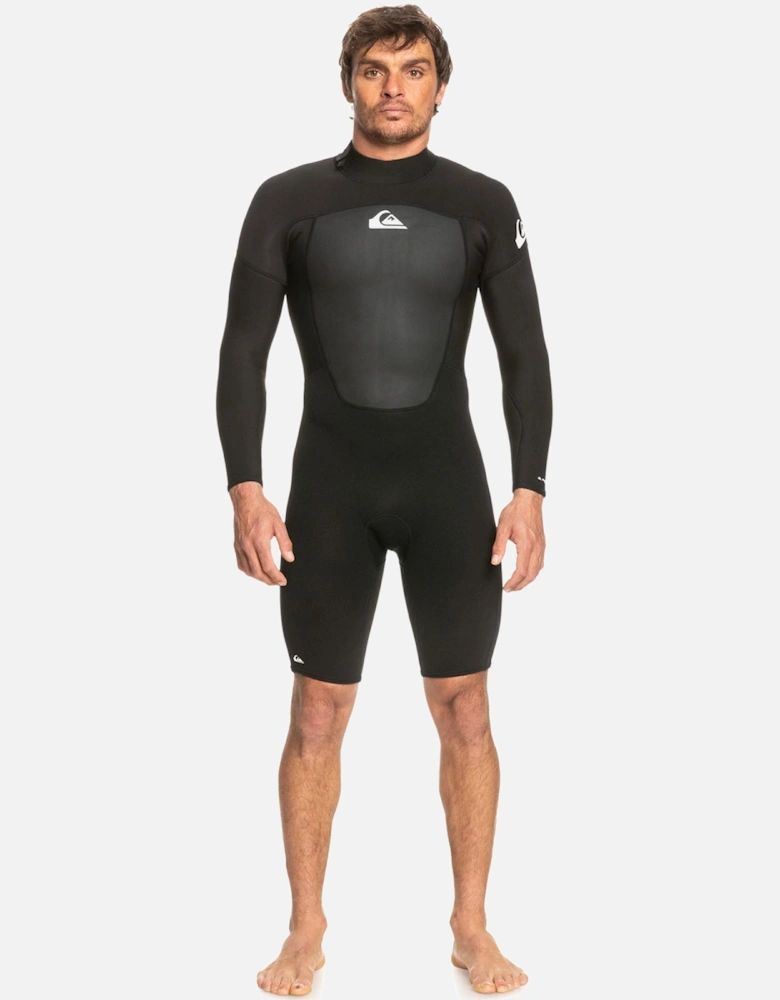 Mens 2/2mm Prologue Long Sleeve Back Zip Wetsuit - Black