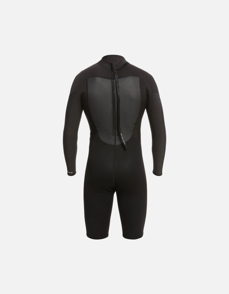 Mens 2/2mm Prologue Long Sleeve Back Zip Wetsuit - Black