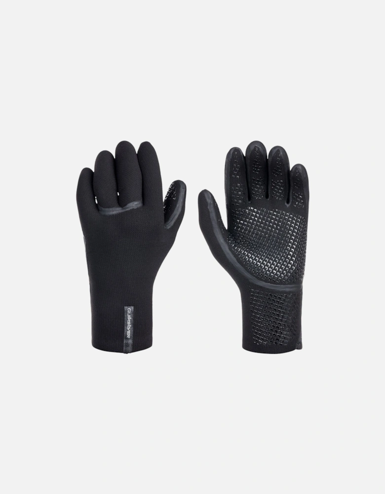 Mens 3mm Marathon Sessions Neoprene Surf Gloves - Black