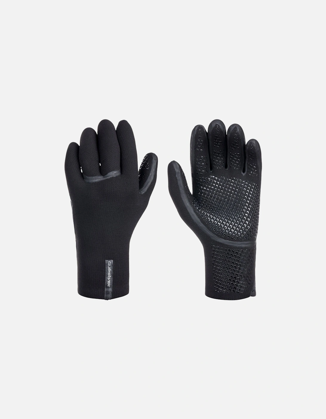 Quiksilver Men's Quiksilver Mens 3mm Marathon Sessions Neoprene Surf Gloves - Black