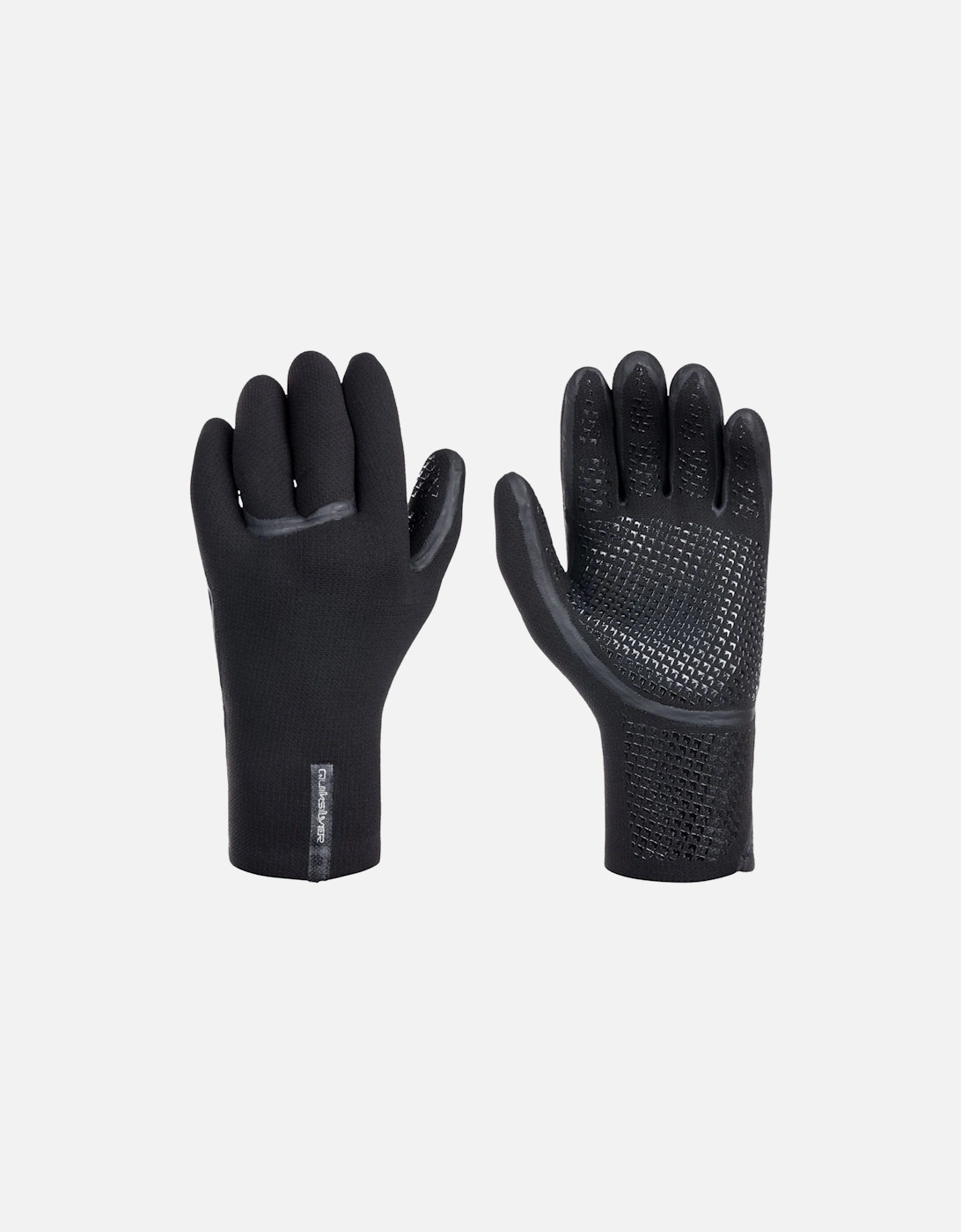 Mens 3mm Marathon Sessions Neoprene Surf Gloves - Black, 5 of 4